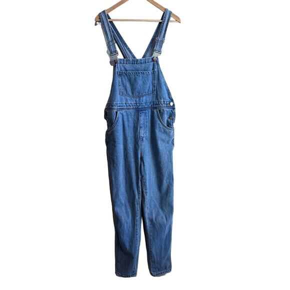 WeWoreWhat Basic Overalls Light Wash Denim M - Picture 3 of 11